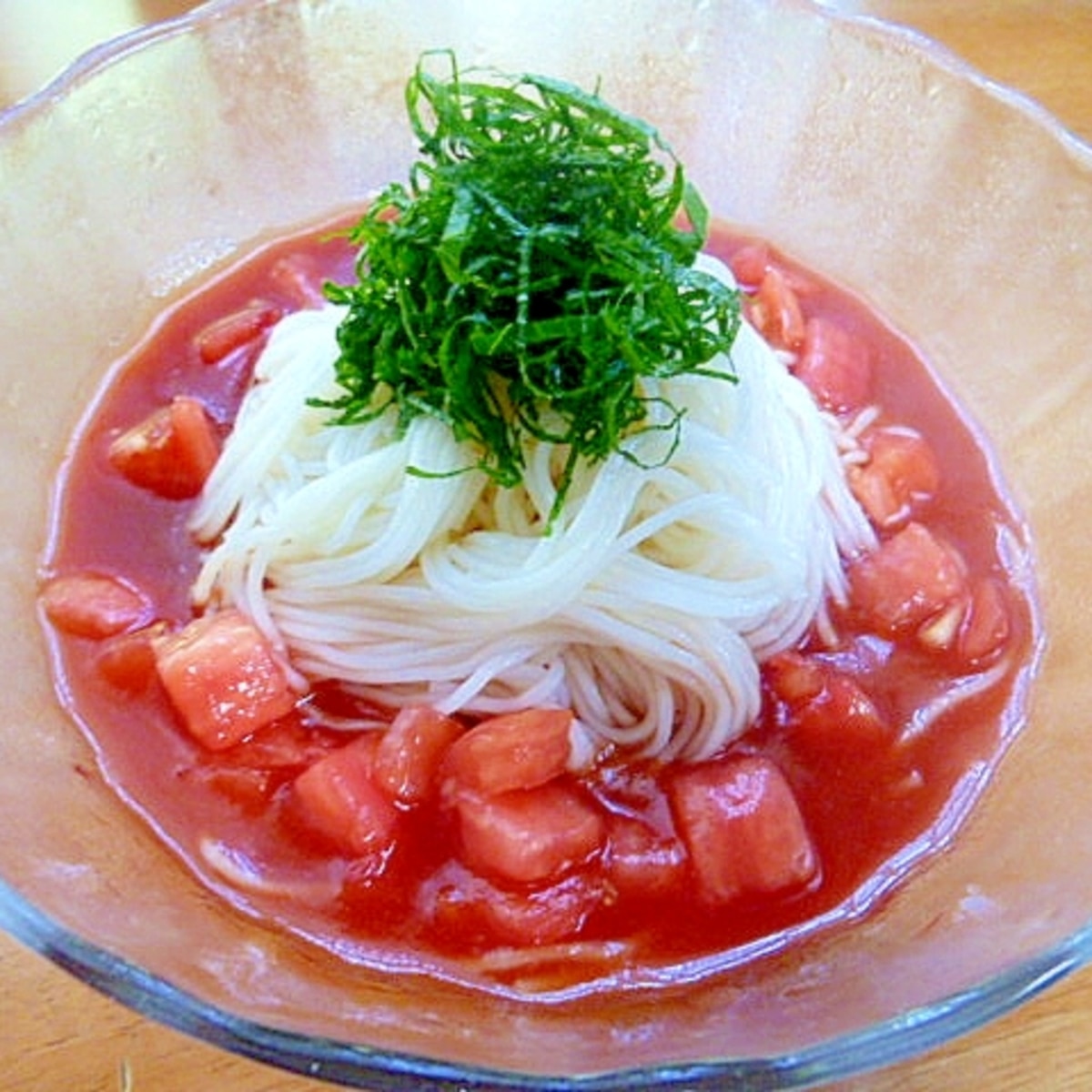 トマトでひんやり和そうめん レシピ 作り方 By 身の茸335 楽天レシピ トマトでひんやり和そうめん レシピ 作り方 By 身の茸335 楽天レシピ